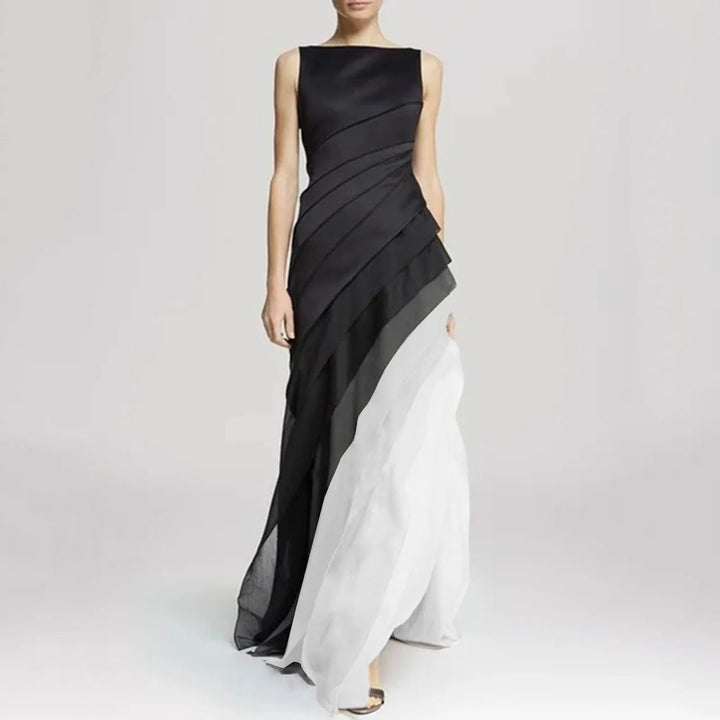 Mia™ - Elegant Multi-Layered Ombre Dress