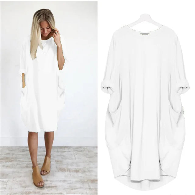 Luciana | Refined belly-covering dress