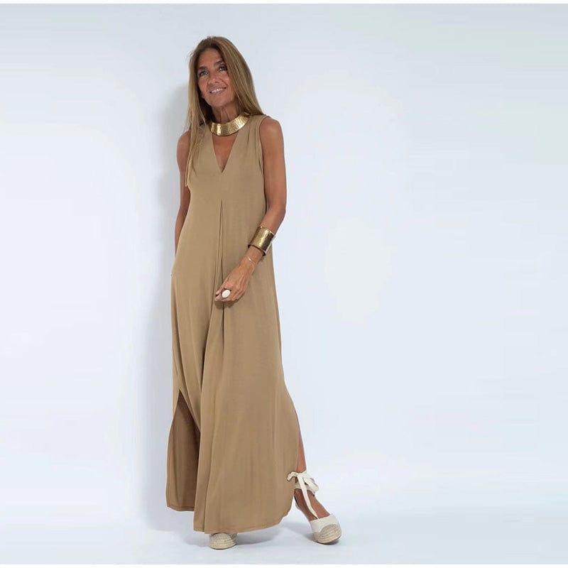 Clara - Elegant maxi dress + FREE matching cardigan