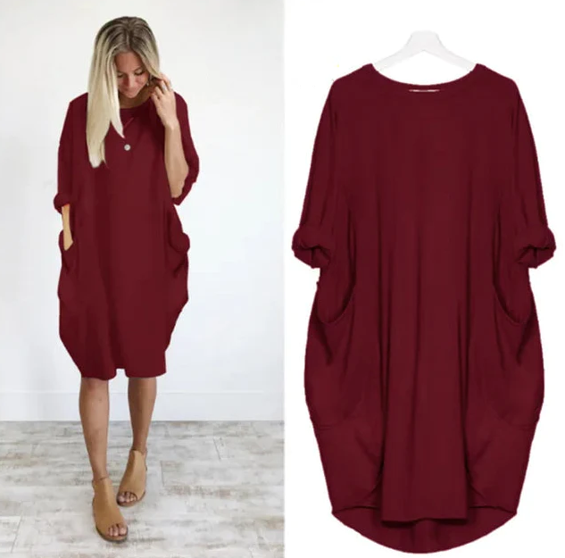 Luciana | Refined belly-covering dress