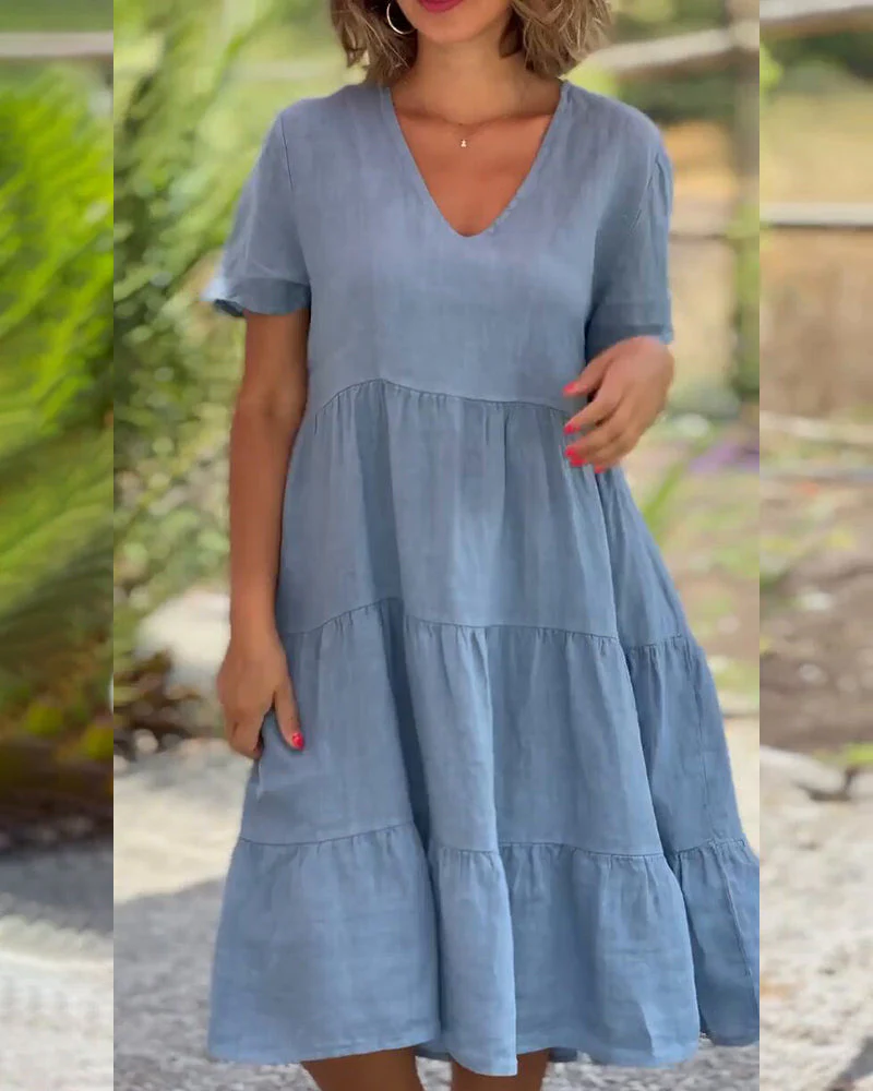 Virella™ Cotton and linen dress