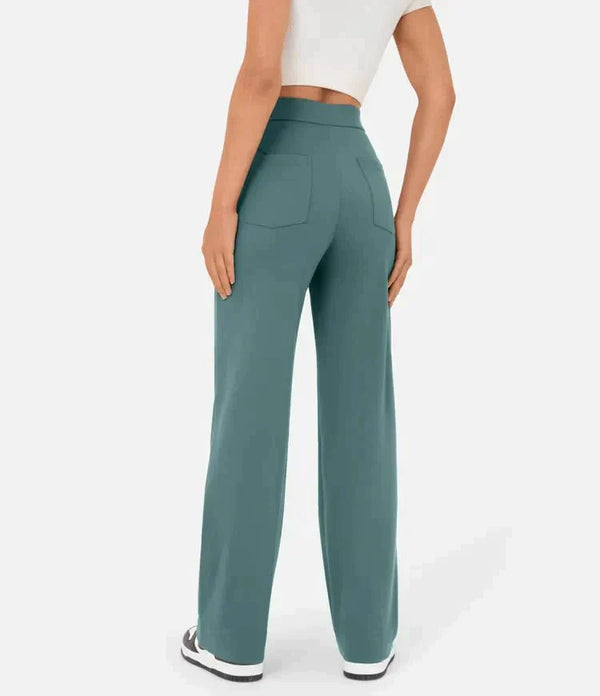 Livia - High Waisted Elastic Pants